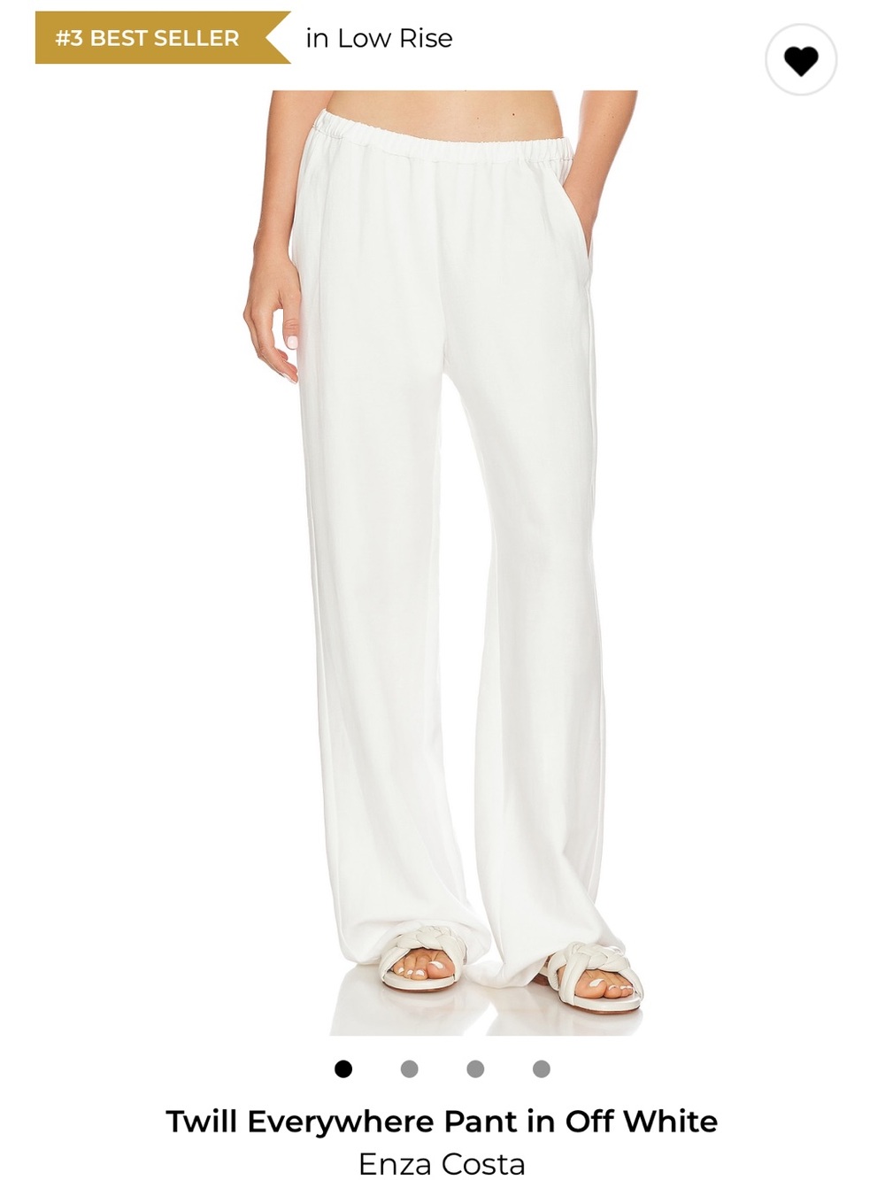 Enza Costa twill anywhere pant